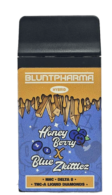 Honey Berry X Blue Zkittlez E-Blunt Disposable Vape Honey Berry X Blue Zkittlez E-Blunt Disposable Vape